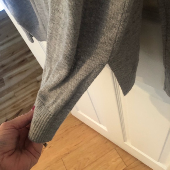 Rachel Zoe Hooded Long Sleeve Sweater Sunday Funday Graphic Cashmere Blend M - Picture 4 of 5